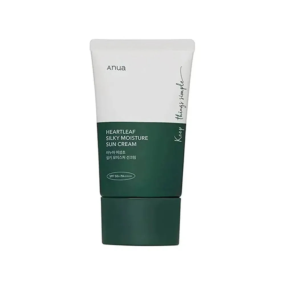 Anua - Heartleaf Silky Moisture Sunscreen SPF50+