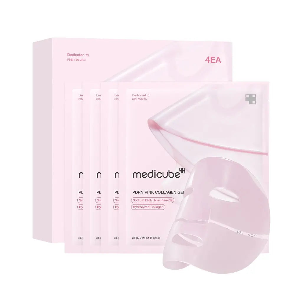 PDRN Pink Collagen Gel Mask - 4pcs Box