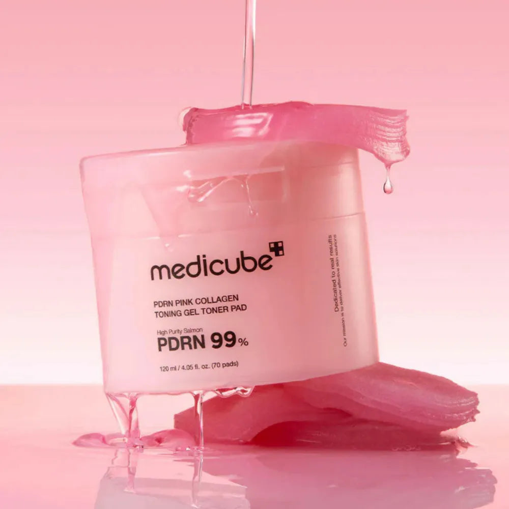 Medicube - Pdrn Pink Collagen Toning Gel Toner Pad